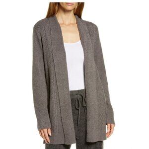 Barefoot Dreams CozyChic Lite Cabin Cardigan, Size Medium, Ash